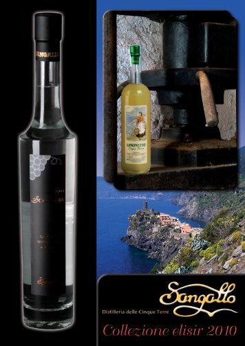 catalogo - distilleria delle cinque terre