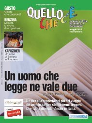 Quello che c'è - MAGGIO 2012 in versione PDF - quellochece.com