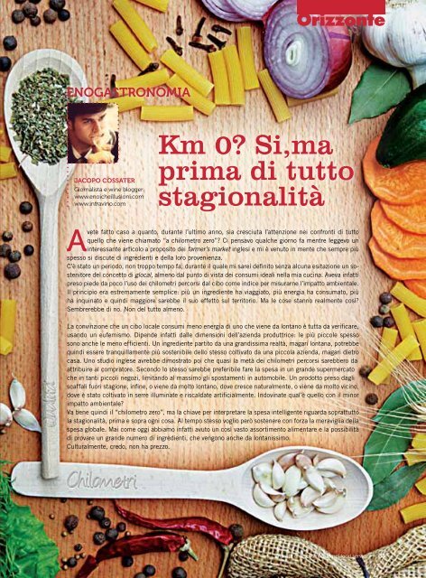 Per leggere tutto l'articolo scarica la rivista completa in PDF - Orizzonte