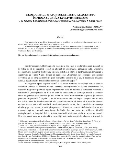 Doc Valori Stilistice Ale Nivelului Fonetic Oana Catalina Academia Edu