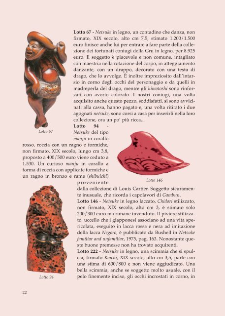 Netsuke - n. 19 - Giugno 2011 - La Galliavola - Arte Orientale