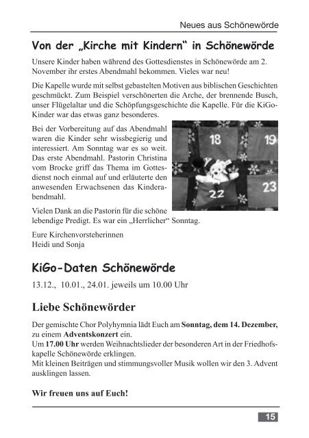 Kirche mit Kindern - Knesebeck.org