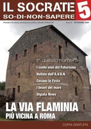 La Via Flaminia - cesano home page