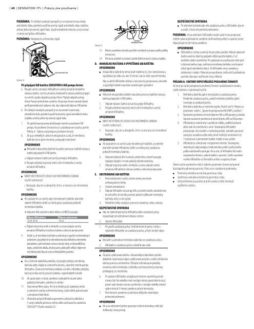 SENSATION® 7Fr. IAB CATHETER INSTRUCTIONS FOR USE