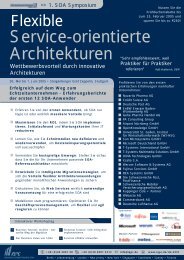 Service-orientierte Architekturen - Werum Software & Systems AG