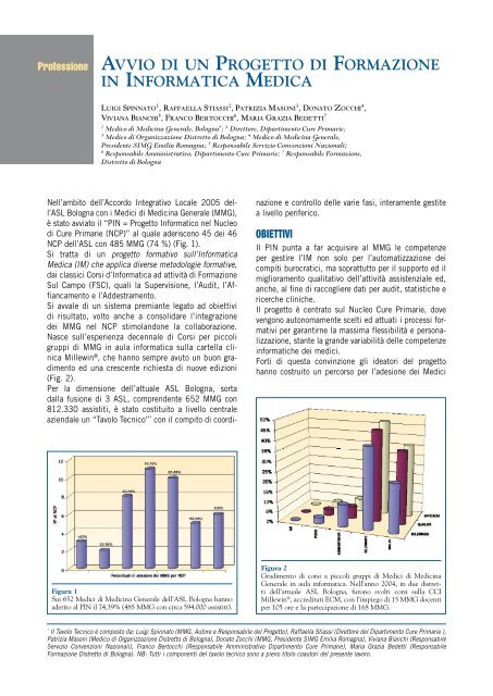 Avvio di un Progetto di Formazione in Informatica Medica - Simg