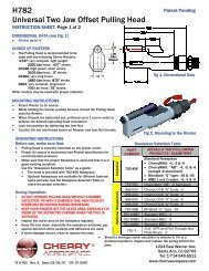 H782 Universal Two Jaw Offset Pulling Head