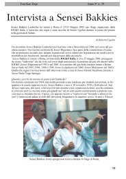 Intervista a Sensei Bakkies Laubscher - Okinawa goju-ryu