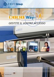 Catalogo Automazione - Cdvi