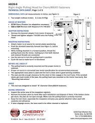 H828-8 Right Angle Pulling Head for CherryMAX® fasteners