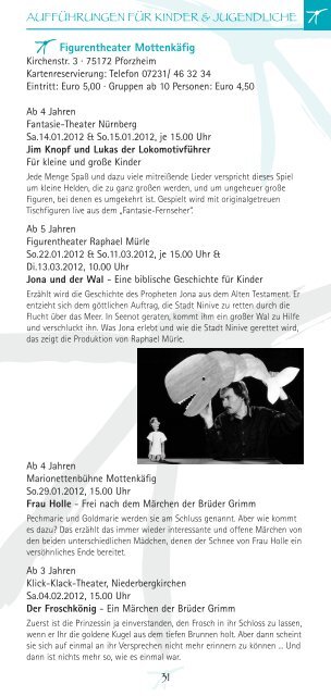 Kinder-Jugend-Kulturkalender - Kunstverein Pforzheim im ...