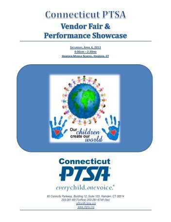 2013 Vendor Booklet - Connecticut PTA