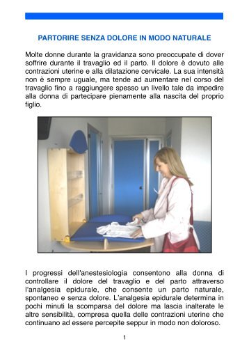 analgesia epidurale - Casa di Cura Città di Roma