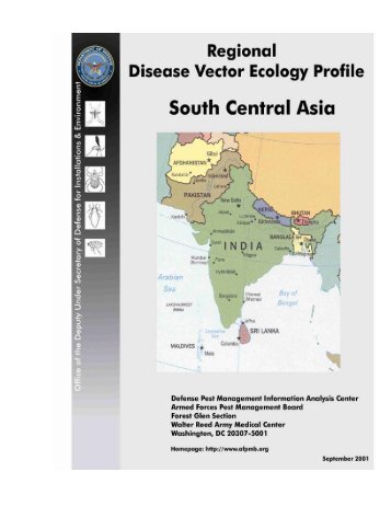 South Central Asia - Armed Forces Pest Management Board