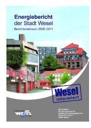 Energiebericht 2002-2011 (8.3359375 MB ) - Wesel