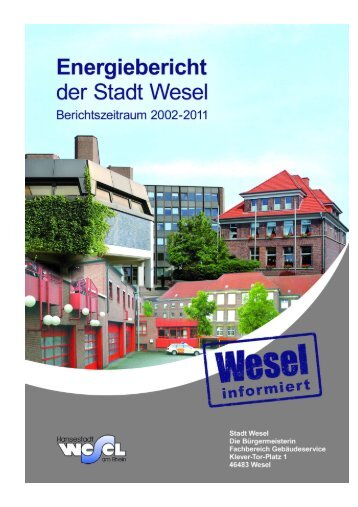 Energiebericht 2002-2011 (8.3359375 MB ) - Wesel