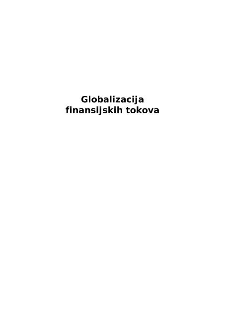 inostrani kapital kao faktor razvoja zemalja - Ekonomski fakultet u ...