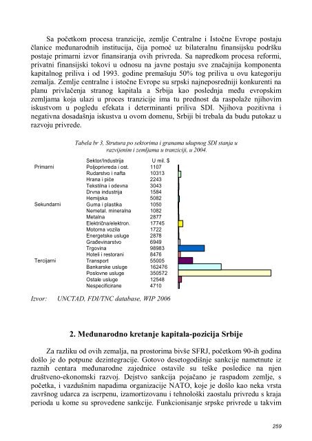 inostrani kapital kao faktor razvoja zemalja - Ekonomski fakultet u ...