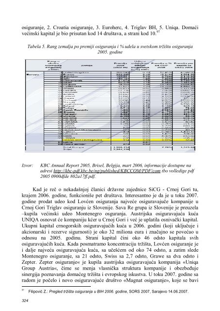 inostrani kapital kao faktor razvoja zemalja - Ekonomski fakultet u ...