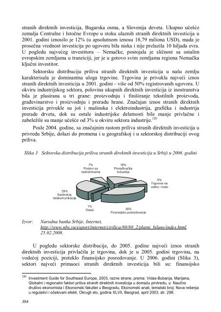 inostrani kapital kao faktor razvoja zemalja - Ekonomski fakultet u ...