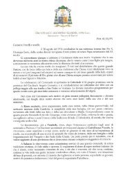 Lettera Vescovo centenario.pdf - Diocesi di Treviso