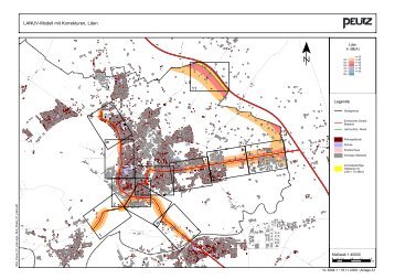 Anlage A: Lärmkarte Werte Tag - Wesel