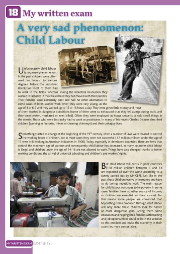 A very sad phenomenon: Child Labour - Eli
