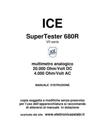 ICE 680R - Elettronica ZETABI