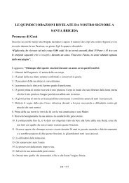 Le 15 Orazioni Di Santa Brigida Prima Regina Mundi