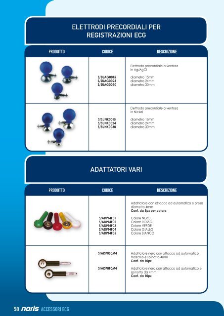 Cavi ECG e Accessori - Noris