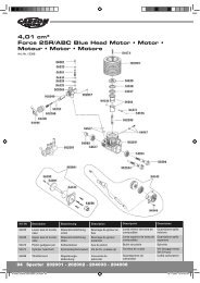 4,01 cm3 Force 25R/ABC Blue Head Motor • Motor ... - Carson