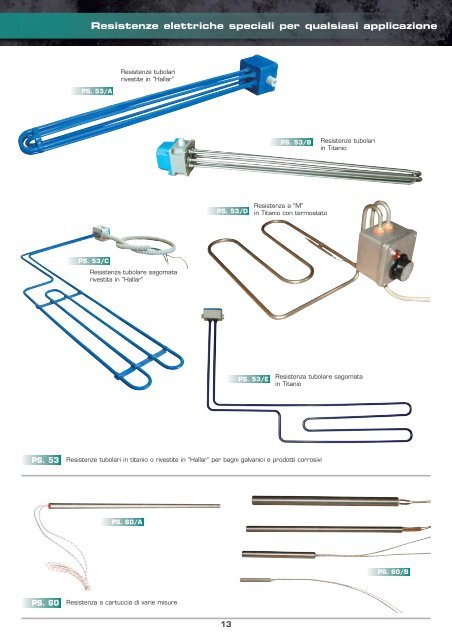 Resistenze elettriche speciali per qualsiasi applicazione - Vivaldo