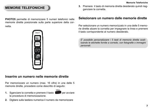 Manuale d'uso Photo 5 - Telecom Italia