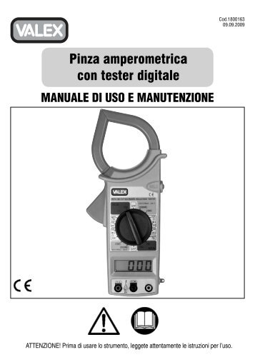 Pinza amperometrica con tester digitale - Valex