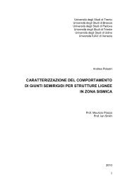 caratterizzazione del comportamento di giunti semirigidi per strutture ...