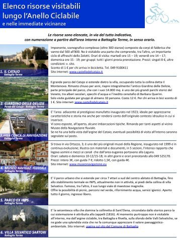 Diapositiva 1 - Parco Regionale dei Colli Euganei