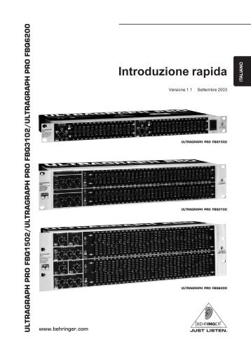 Introduzione rapida - Strumenti Musicali .net