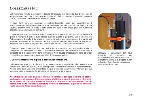 installare e regolare il tubo di caduta - Mr. Bulletfeeder