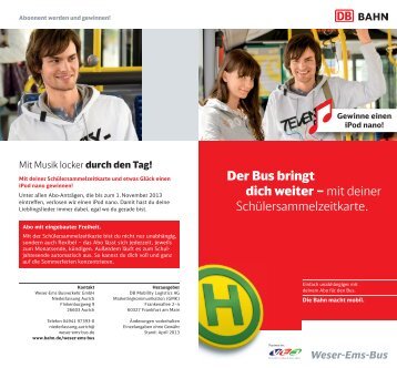 Flyer (PDF, 335KB) - Weser-Ems-Bus