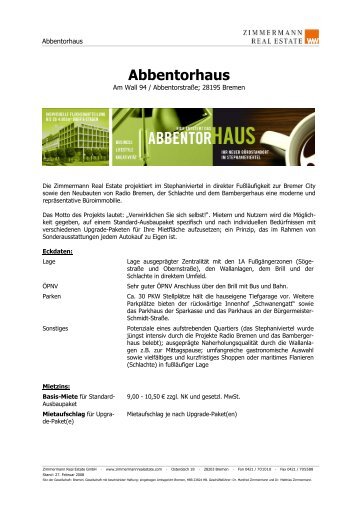 Abbentorhaus - Weser-Wohnbau