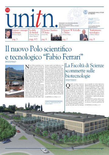 Numero - Periodico Unitn - Università degli Studi di Trento