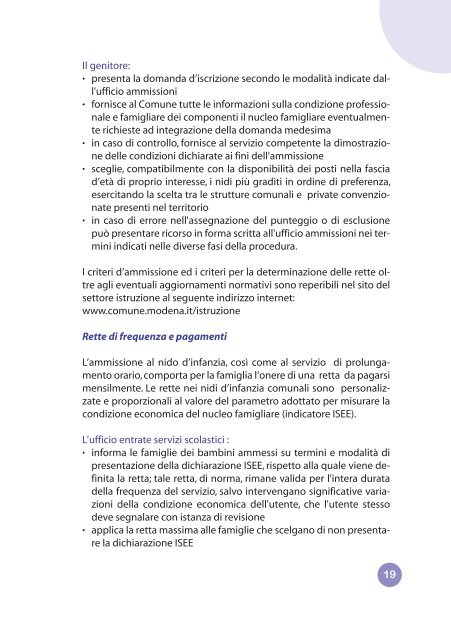 Carta dei Servizi 0-3 - Comune di Modena