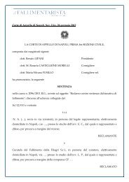 Corte di Appello di Napoli, Sez. I bis, 24 gennaio 2012 LA CORTE ...