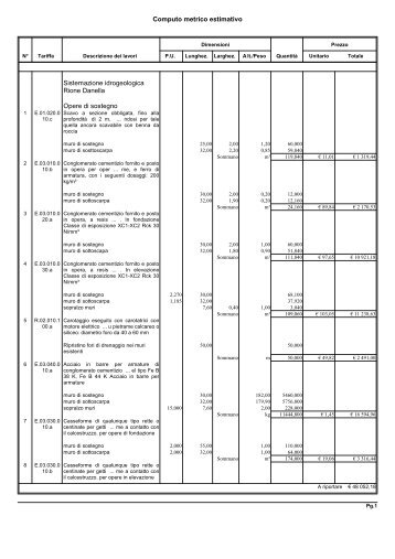 Computo metrico Laganadi.pdf - Provincia di Reggio Calabria