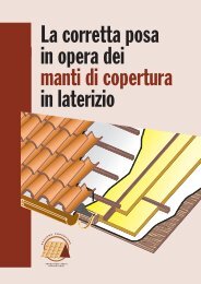 La corretta posa in opera dei manti di copertura in laterizio - Fbm