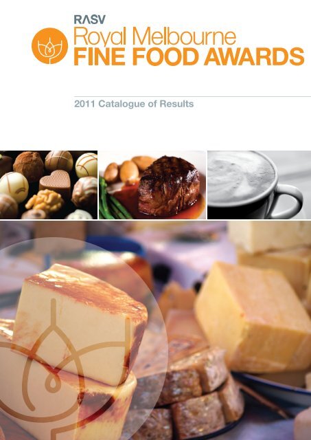 2011 Catalogue of Results - Royal Agricultural Society of Victoria