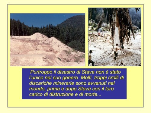 Il disastro della Val di Stava - Scienze della terra