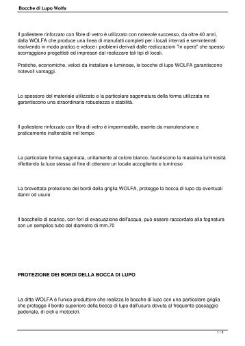 Bocche di Lupo Wolfa - Crocispa.it