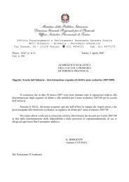 Oggetto: Scuola Primaria – determinazione organico di diritto anno ...
