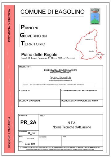PR 2A NTA.pdf - Comune di Bagolino